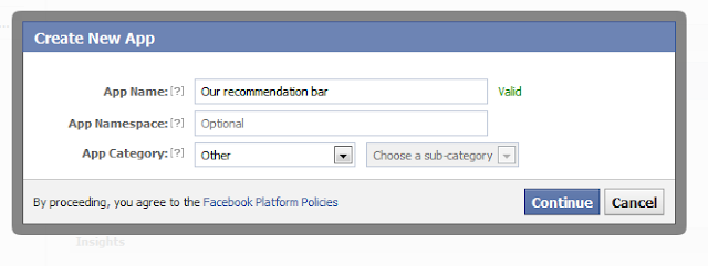 Add Facebook Recommendations Bar To Blogger