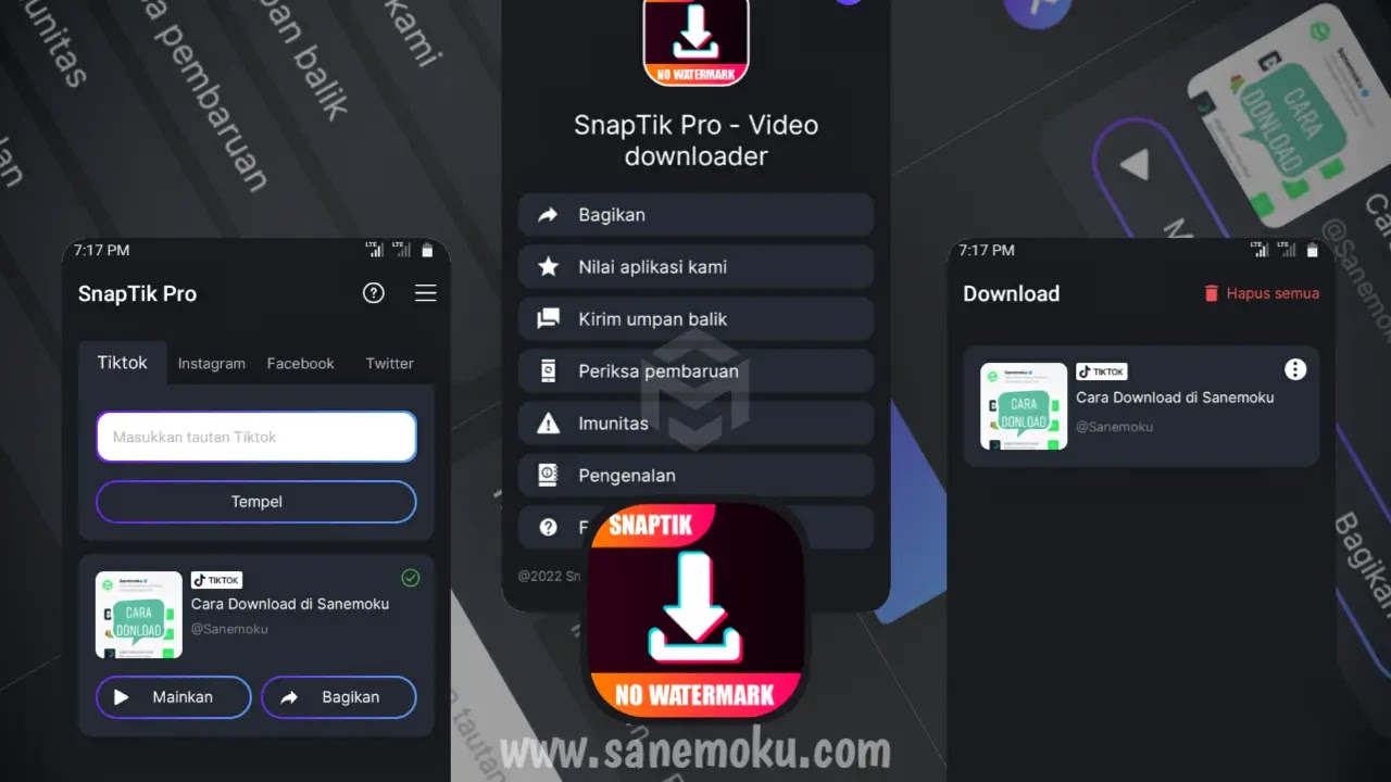 Download Snaptik Pro Mod