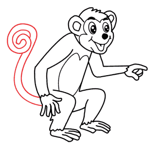  Cara Menggambar Monyet  Dengan Mudah Lengkap