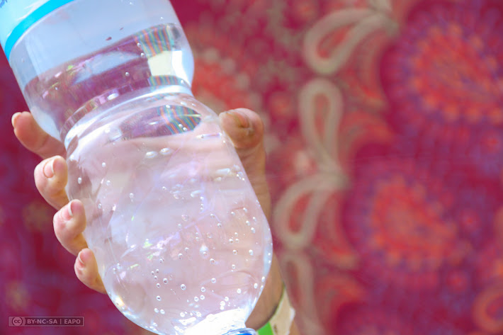 psychedelic sprite holey plastic bottle