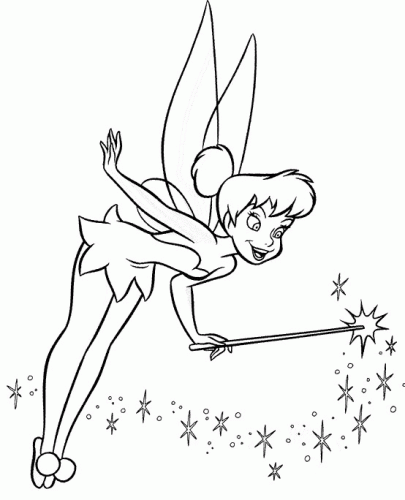 Coloring Pages For Kids Disney. pages disney tinkerbell.