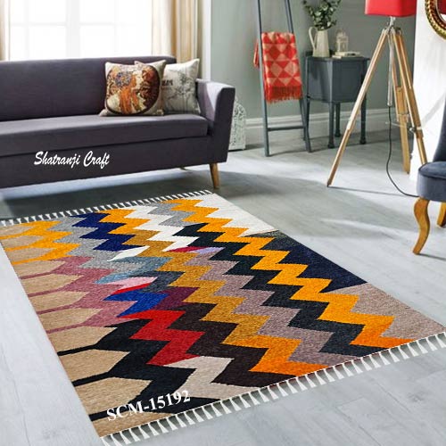 Satranji latest design price 3'x5' feet floor carpet in Rangpur Craft শতরঞ্জি কার্পেট SCM-15192