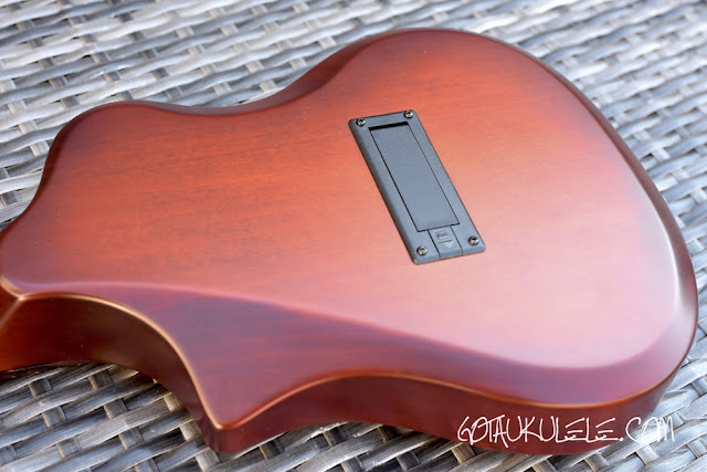 Seagull Uke Steel Ukulele back