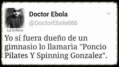 Yo si fuera dueño de un gimnasio lo llamaría Poncio Pilates y Spinning González