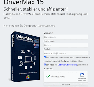 Licence gratuite Drivermax 15