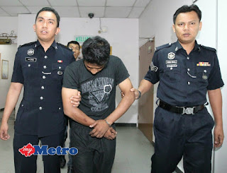 Merempuh Seorang Anggota Polis Hingga Mangsa Patah Kaki Kiri Ketika Cuba Melarikan Diri Apabila Diminta Memberhentikan Kenderaannya|