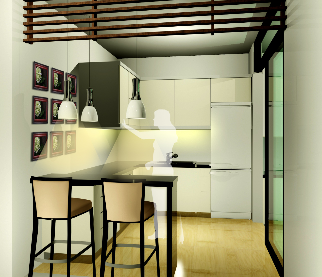 desain dapur kering dan basah<br />