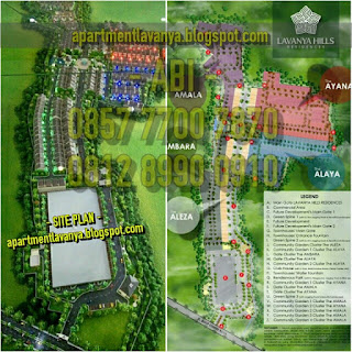 Master Plan Lavanya Garden Residences Apartment Cinere