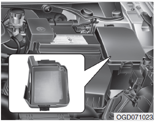 Engine compartment fuse panel (for gasoline engine MPI, GDI)