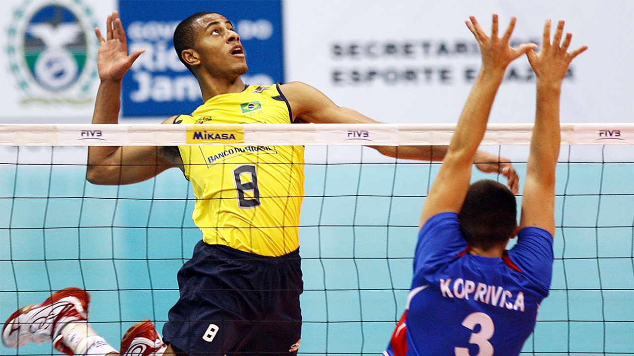 Lucarelli Souza Wing Spiker Muda Terbaik Tim Bola Voli Nasional Brazil