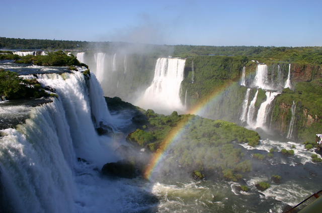 pemandangan terindahh air terjun Iguassu Argentina