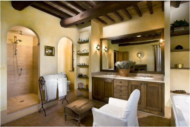 Tuscan Bathroom Design