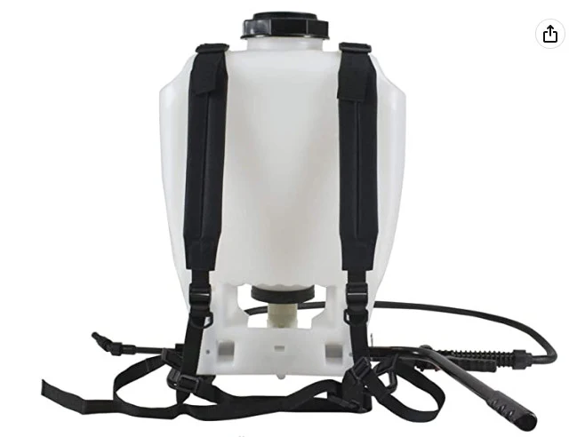 Chapin 60114 4-Gallon Poly Backpack Sprayer with 3-Stage Filtration System for Fertilizers, Herbicides, Weed Killers and Pesticides