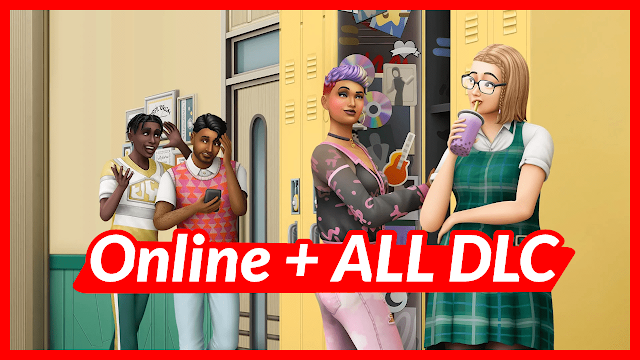 تحميل لعبة The Sims 4 بحجم صغير Online ( التحديث الجديد مع كل الاضافات ALL DLCs )