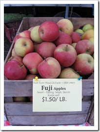 fuji apples