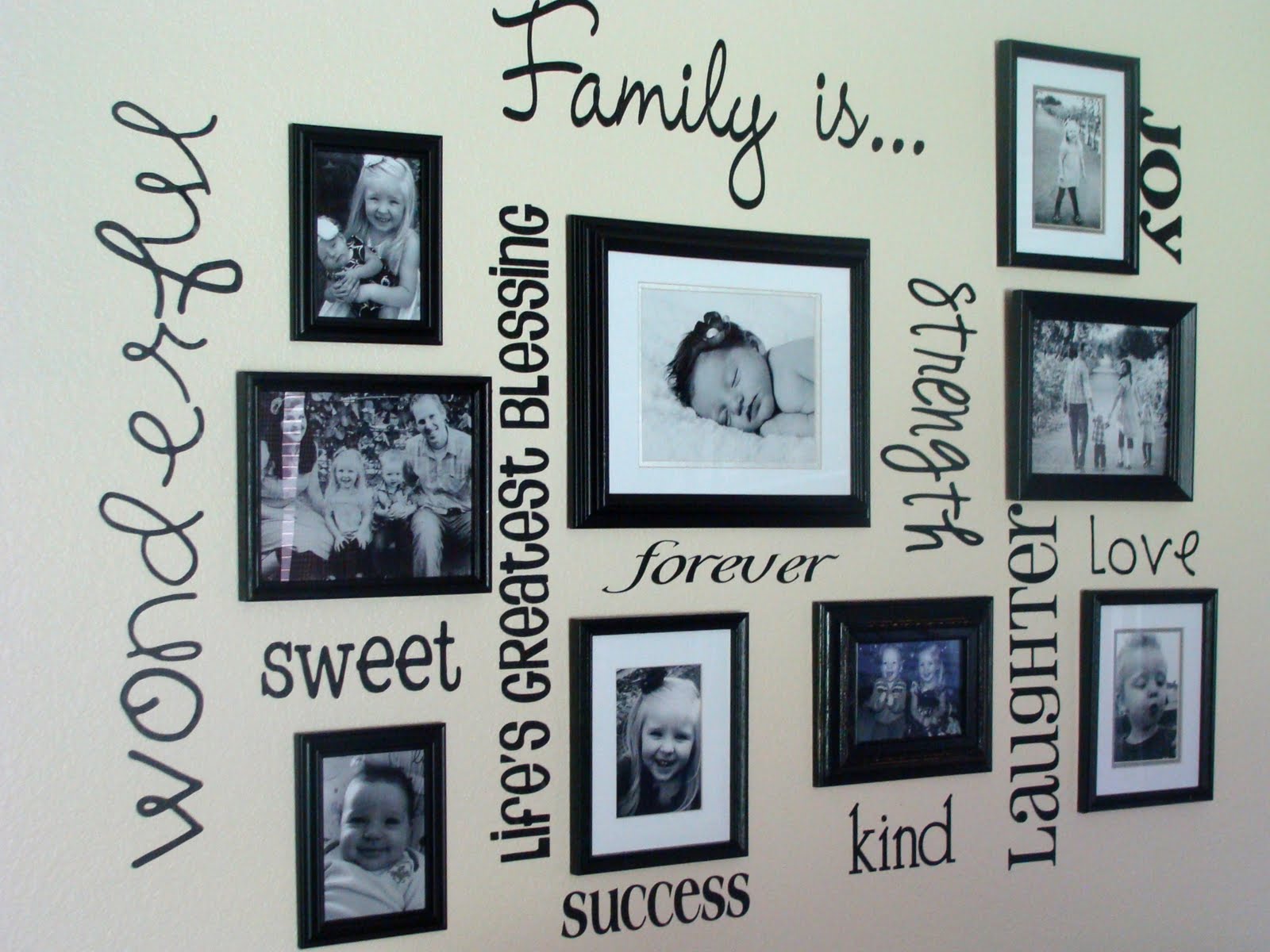 Family Picture Frame Wall Ideas