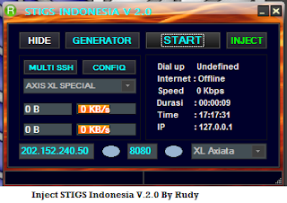 Inject PC Indosat Axis XL Unlimited Terbaru 2017