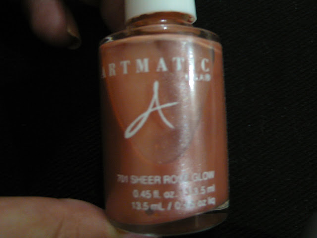 Artmatic nail polish in sheer rose glow