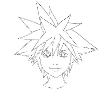 #3 Sora Coloring Page