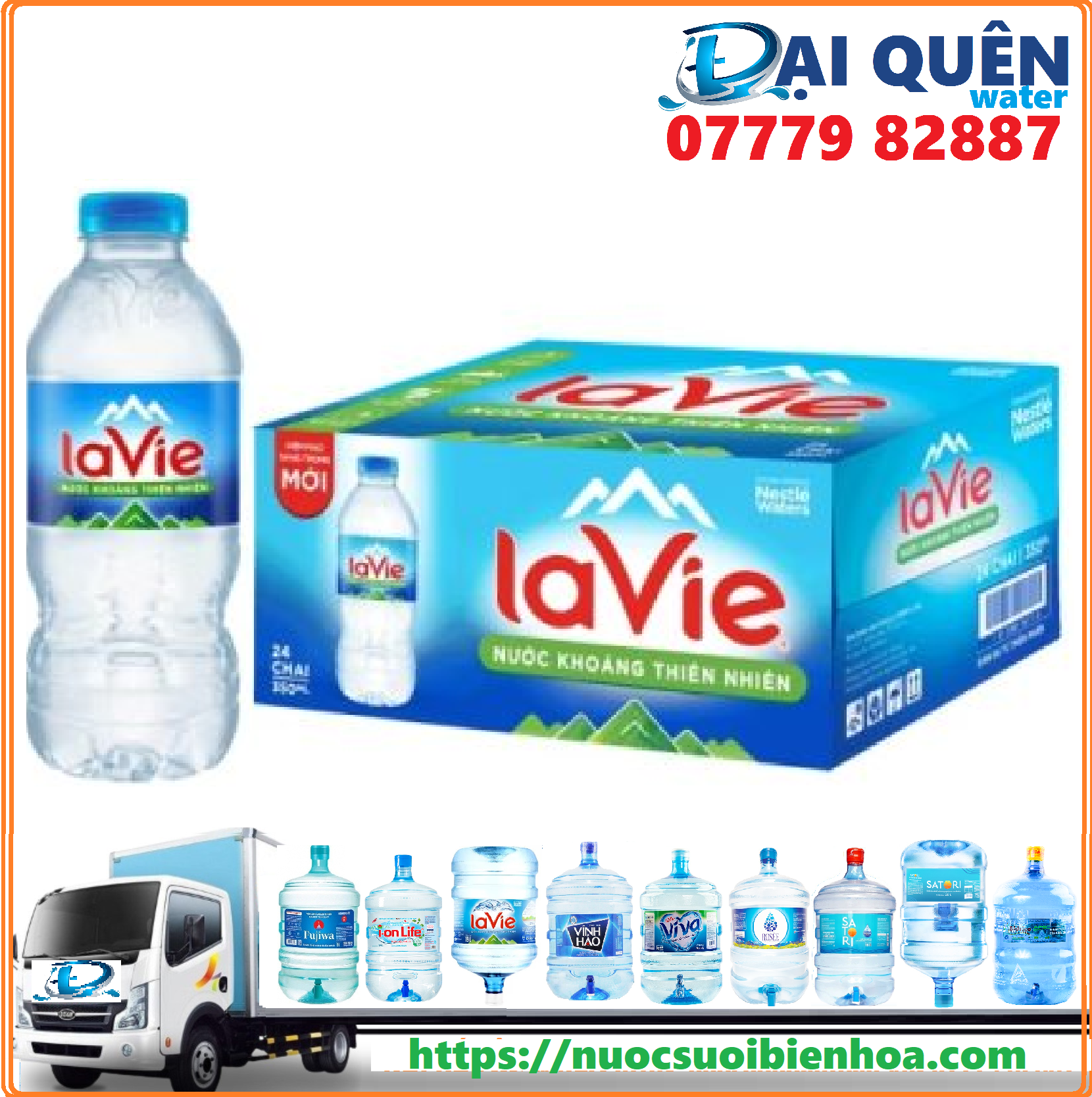 Nước khoáng Lavie chai nhỏ 350ml