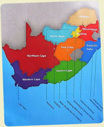 RSA's 9 Provinces