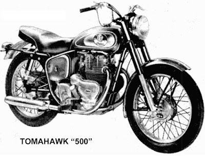 1958 Indian Tomahawk.