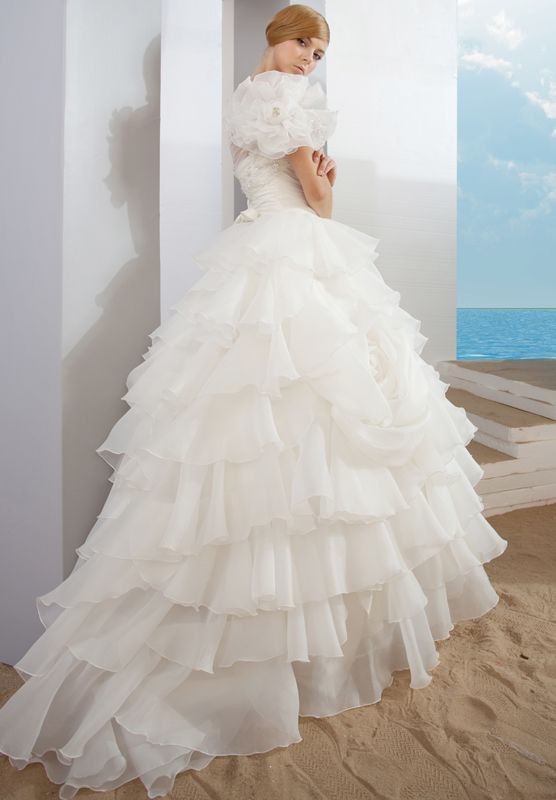 Ball Gown Wedding Dress with Stunning Back