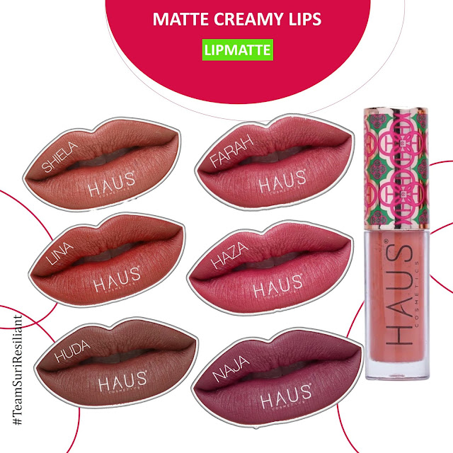 HAUS COSMETICS MATTE CREAMY LIPS KLIK PADA GAMBAR UNTUK TEMPAHAN