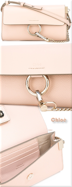 ♦Pink Chloé Faye crossbody bag #chloè #bags #pink #pantone #brilliantluxury