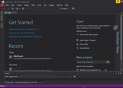 cara membuat project di visual basic net