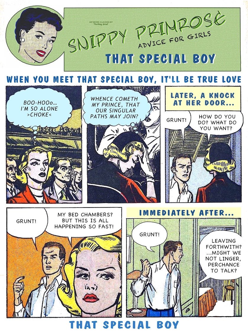 SNIPPY'S BAD ROMANCE ADVICE - THAT SPECIAL BOY