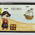 Card with pirate boy by MFT stamps