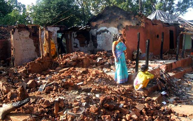 During- the Kandhamal violence