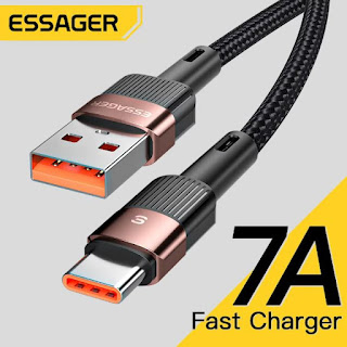 Type C USB Cable Wire Data Cord Fast Charging
