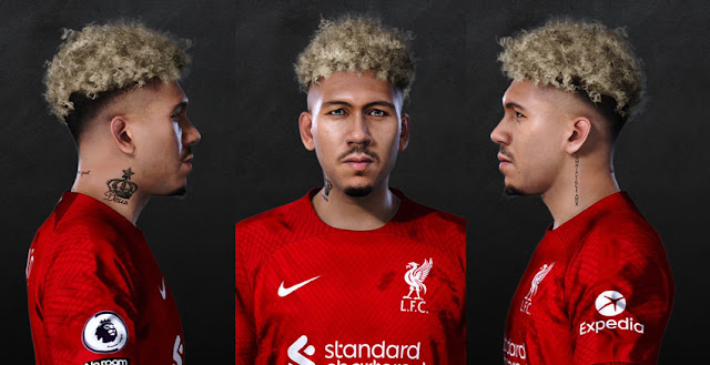 Roberto Firmino Face 2023 For eFootball PES 2021