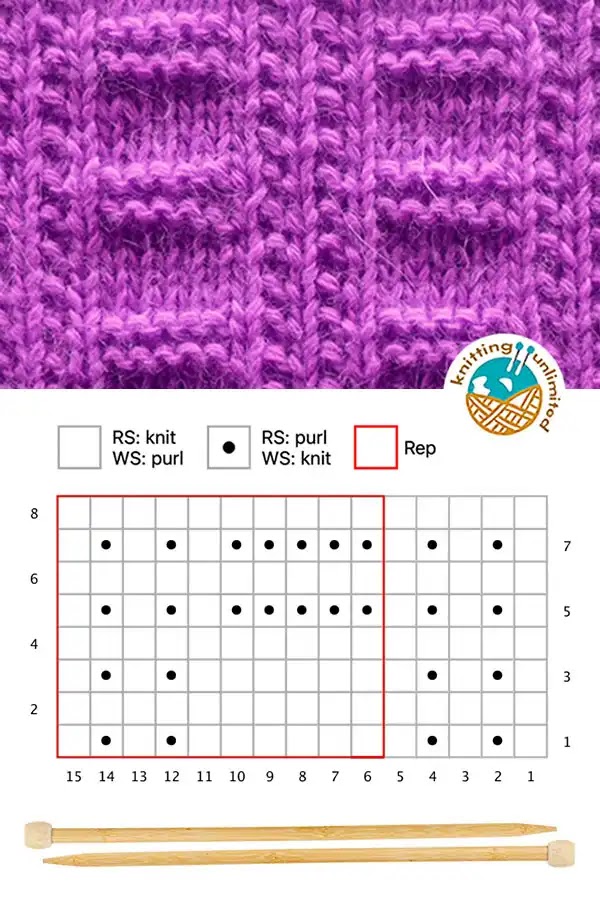 Ladder stitch is a beautiful knitting stitch that produces a unique ladder-like design by combining simple knit and purl stitches.
