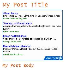 How to Add Adsense Below Post Titles in Blogspot Blogs