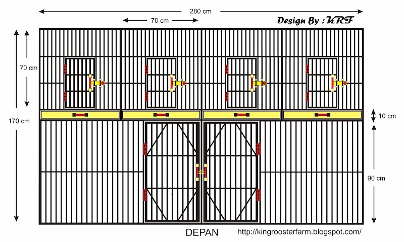 Top Desain Kandang Ayam Jago