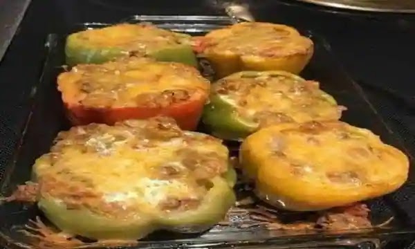 Stuffed peppers with minced meat