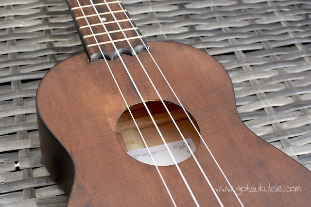 Barnes and Mullins Bowley Ukulele sound hole