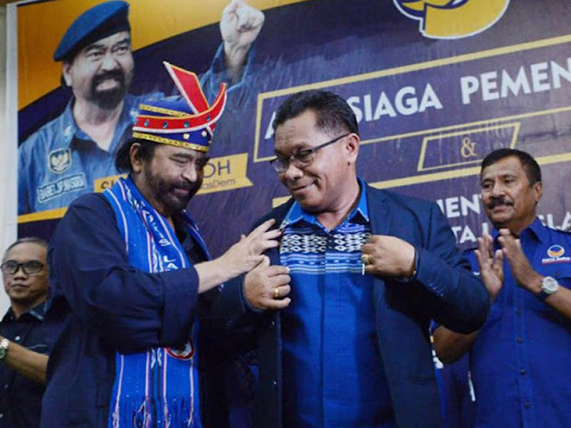 Petrus Fatlolon Jadi Kepala Daerah ke 195 dari Partai Nasional Demokrat