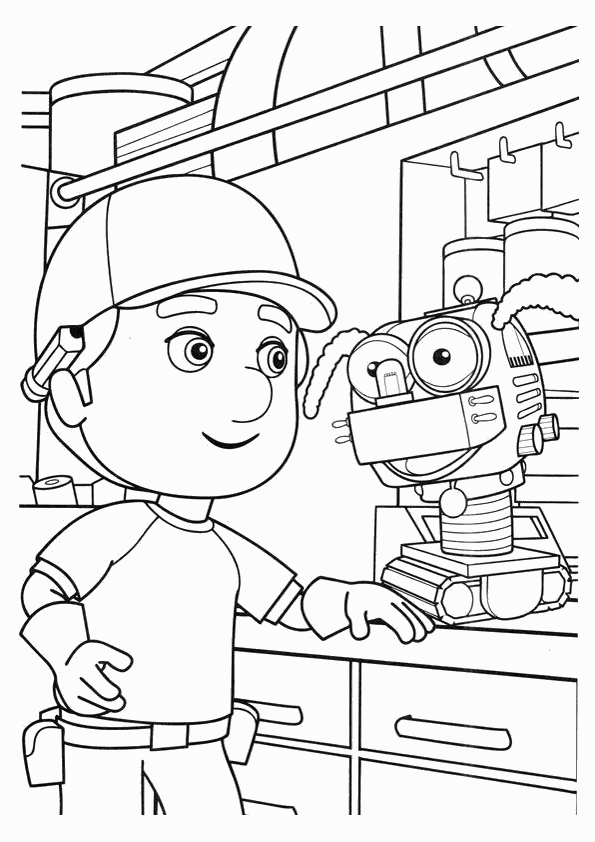 Handy Manny Coloring Pages 2