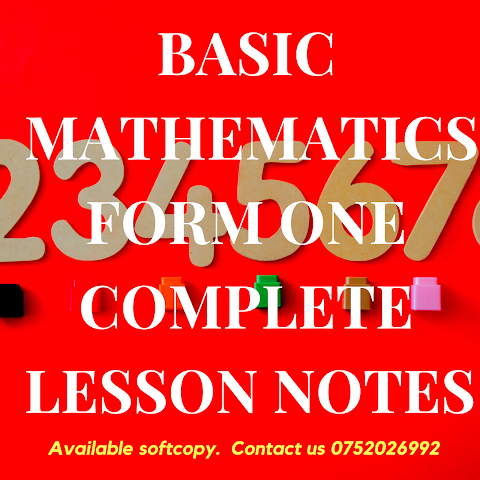 MATHEMATICS FORM ONE NOTES PDF DOWNLOAD