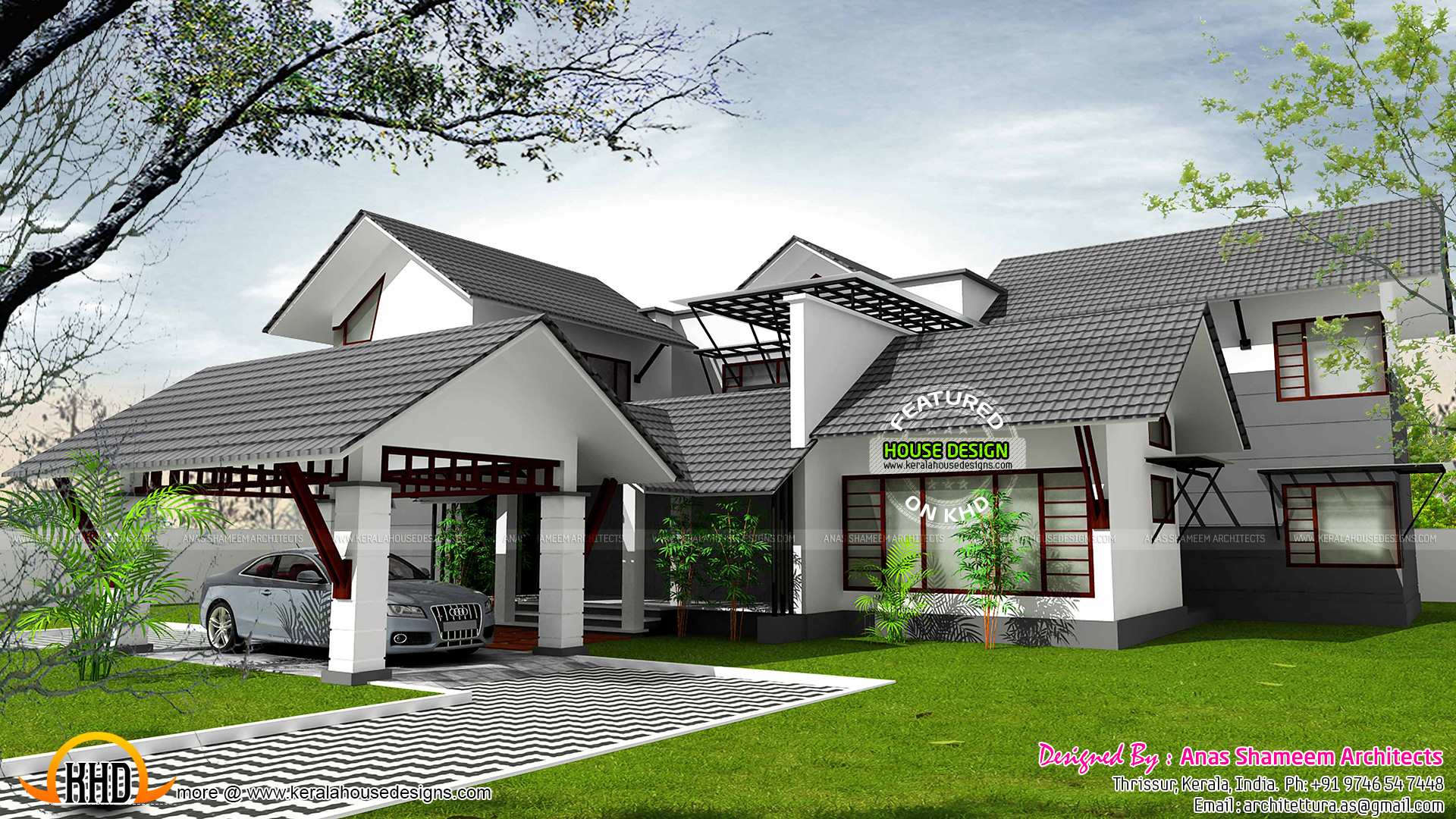 Pitched Roof House Plans Modern House