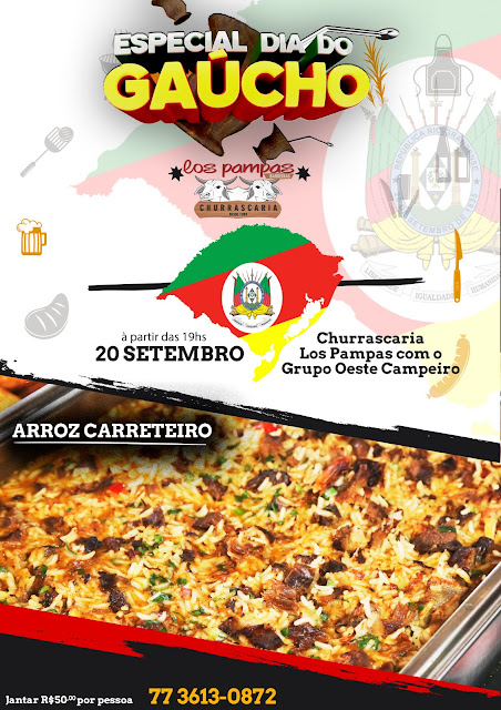 Churrascaria Los Pampas promove dia especial do Gaúcho em Barreiras 