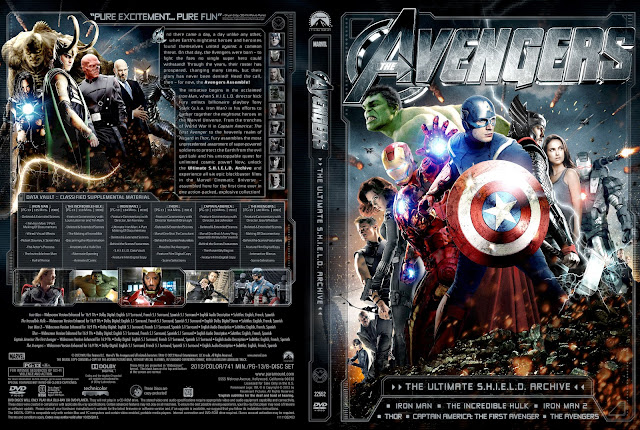 Capa DVD The Avengers The Ultimate SHIELD Archive