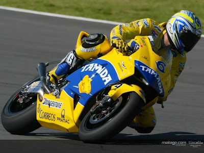 Makoto Tamada Action with Motogp 2005