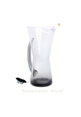 from NEORGASM Luxury European Home Decor Interior $287 / smoky glass water pitcher