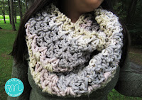 Quick and easy crochet infinity scarf free crochet pattern