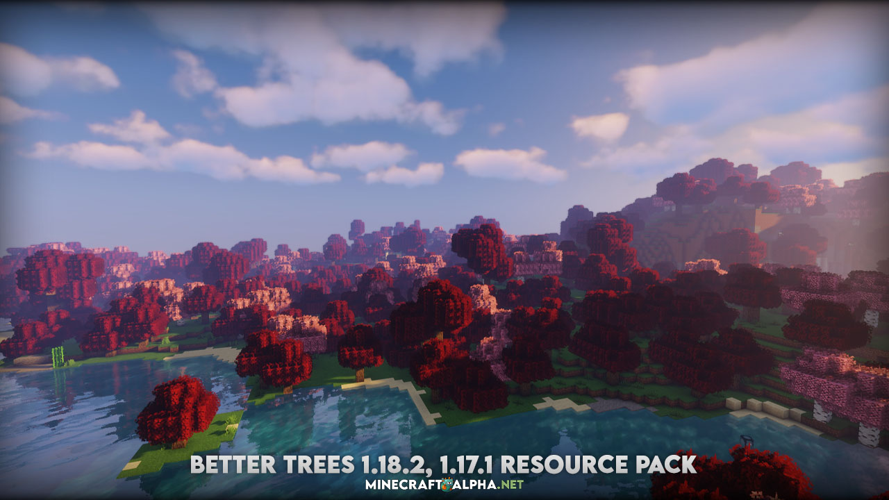Better Trees 1.18.2, 1.17.1 Resource Pack (Realistic Tree Leafs, Fences, Woods)